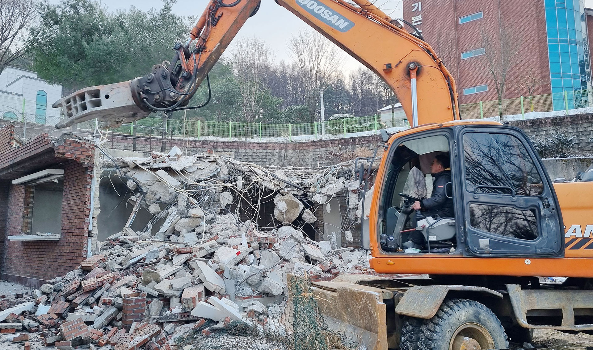 철거 현장 전경 이미지